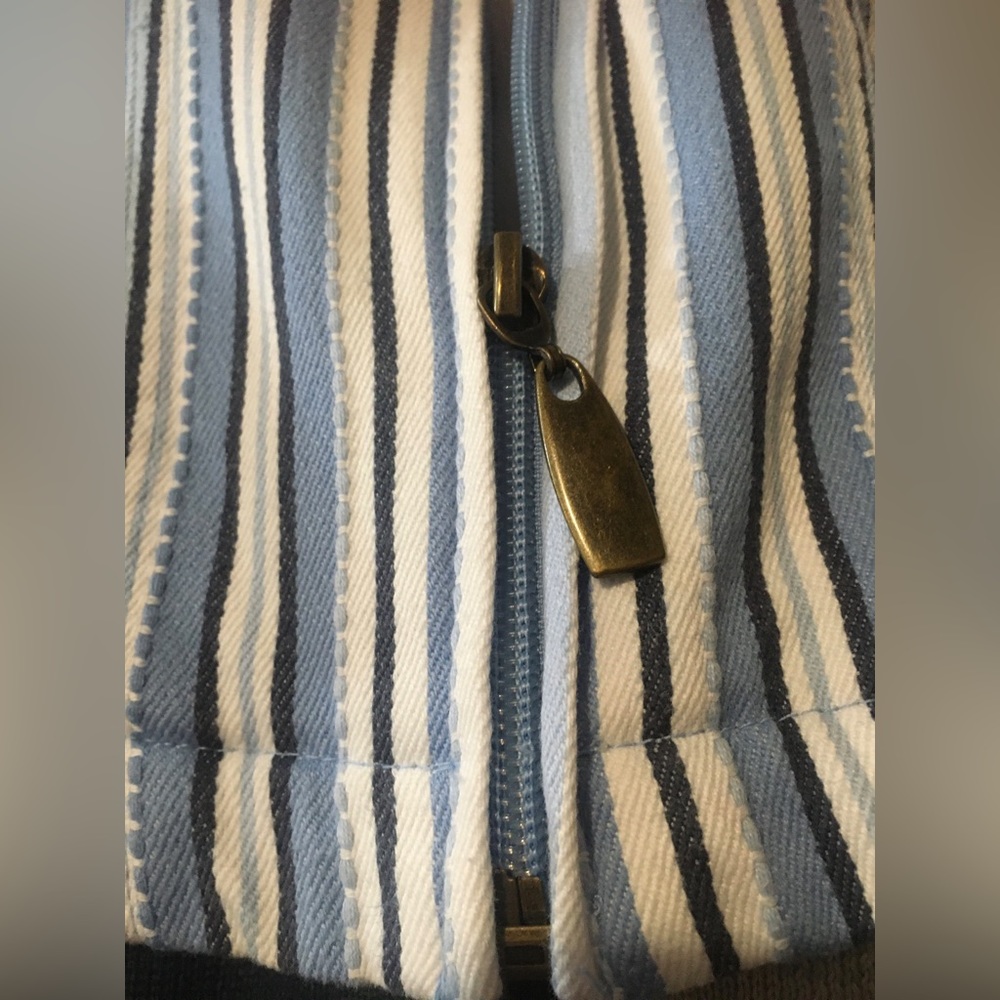 Striped Jean Jacket - Picture 8 of 9